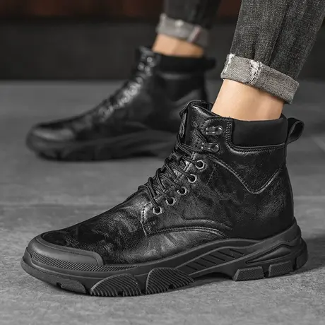 2022新款男士雨鞋钓鱼水鞋厨房防滑鞋工地劳保短筒雨靴防水鞋男款商品大图