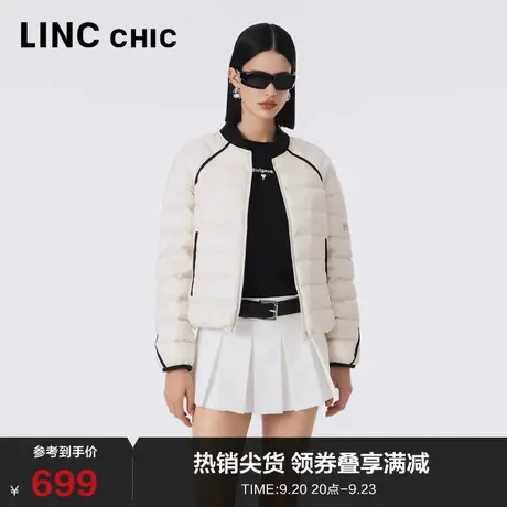 LINC金羽杰轻薄羽绒服女短款2023年秋冬新款机能感超轻便携1225Y图片