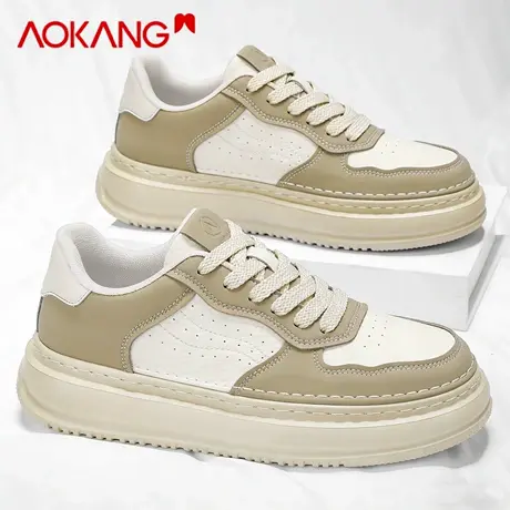 奥康男鞋2026新款春季休闲百搭小白鞋男款轻便软底透气运动板鞋潮图片