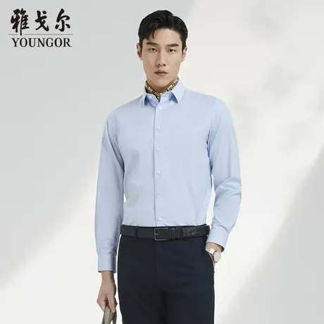 【条纹桑蚕丝DP免烫】TP系雅戈尔衬衫秋季商务高端易打理长袖衬衫商品大图