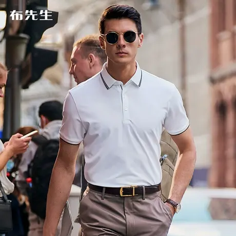 MrBu布先生CoolMax商务翻领t恤2025夏季速干POLO衫男父亲节礼物商品大图