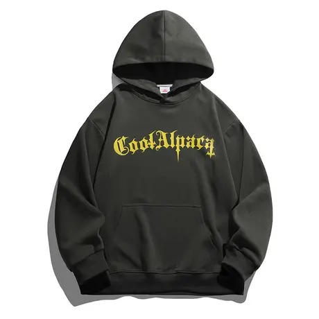 冬季日系港风潮牌袋鼠兜连帽套头卫衣男秋冬款2024新款男士春秋款商品大图