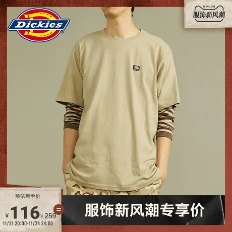 Dickies 春夏短袖T恤男女情侣经典logo工装上衣内搭图片