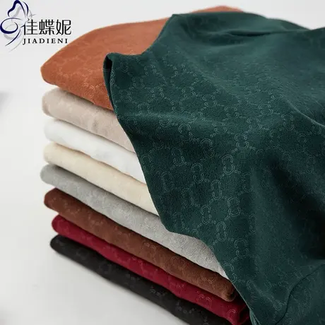 秋冬新款韩版半高领印花修身双面德绒保暖加绒长袖体恤上衣内搭女商品大图