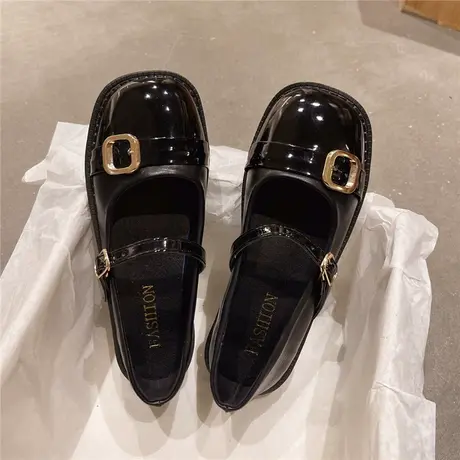 复古玛丽珍单鞋女2023年新款春秋时尚日系jk学生百搭少女小皮鞋潮商品大图