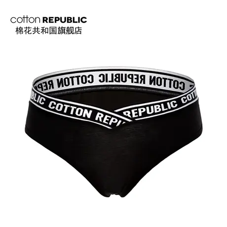 Cotton Republic/棉花共和国女士棉质三角内裤一条装商品大图