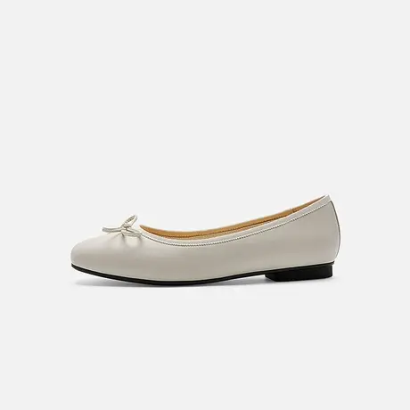 Nine West/玖熙2025年春季新款浅口单鞋女圆头蝴蝶结甜美平底女鞋商品大图