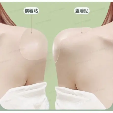 垫肩神器防溜肩硅胶肩垫男女通用隐形肩贴直角肩塌肩防滑款假肩膀商品大图