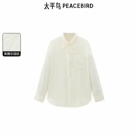 【商场同款】太平鸟女装年秋季新款时尚新中式衬衫A1CAE3246图片