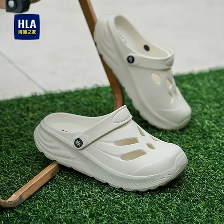 HLA/海澜之家男鞋2025夏季户外休闲防滑涉水沙滩两穿凉拖鞋男士商品大图
