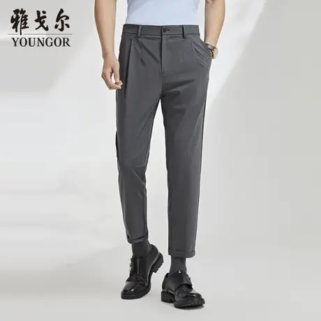 雅戈尔奥莱 男装秋季新品锥形商务休闲西裤裤男商品大图