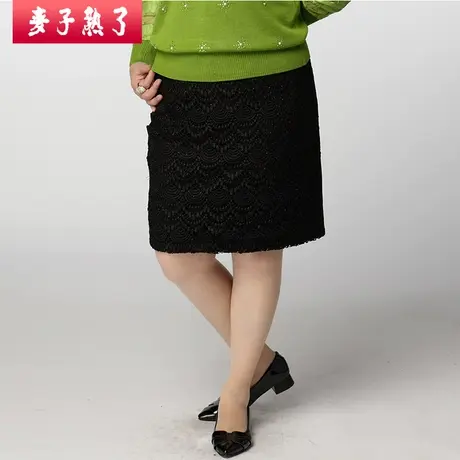 麦子熟了妈妈装蕾丝半身裙中老年女装包臀裙婚礼妈妈装一步裙038图片