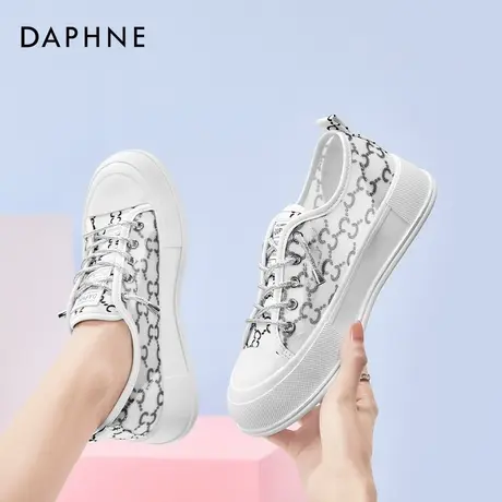 达芙妮2021年夏季新款女鞋时尚百搭小白鞋商品大图