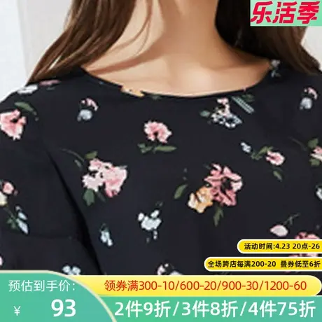 秋水伊人夏季女士t恤短袖宽松圆领简约I2548图片