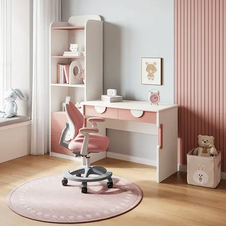 全友家居书柜儿童书桌学生家用组合写字桌学习桌写字台桌商品大图