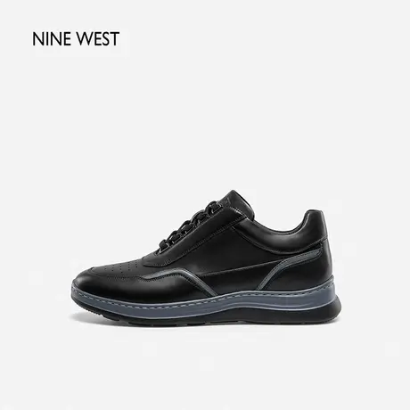 Nine West/玖熙百搭真皮男鞋舒适平底时尚休闲鞋男商品大图
