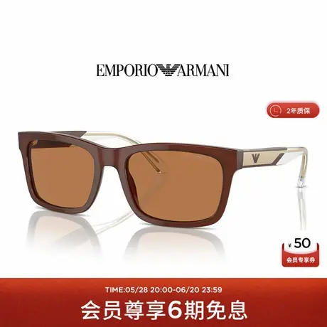 【推荐】阿玛尼墨镜男款开车专用时尚出街偏光太阳镜潮酷 0EA4224商品大图