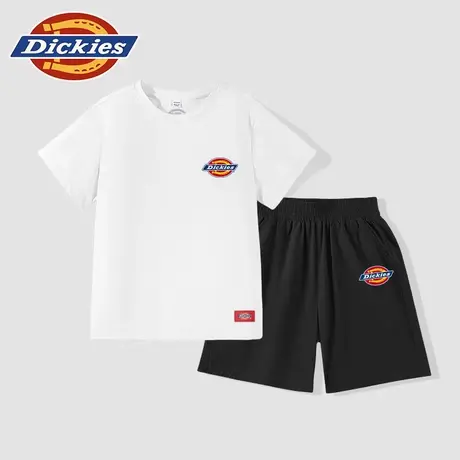Dickies童装男童套装夏季儿童夏款运动短袖t恤女孩凉感速干半袖A商品大图