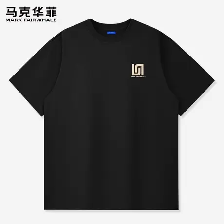 【重磅纯棉】马克华菲短袖男t恤夏季潮牌复古半袖宽松男款上衣薄X商品大图
