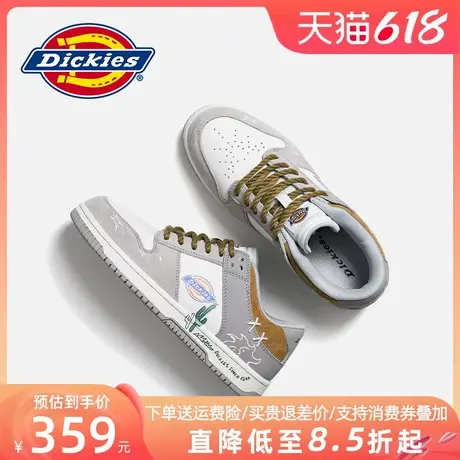 Dickies男鞋春夏款2025新款夏季男款板鞋面包鞋男士休闲百搭潮鞋商品大图