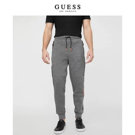 GUESS23年新款秋男士纯色时尚通勤简约休闲长裤-X2OQ11K9K70商品大图