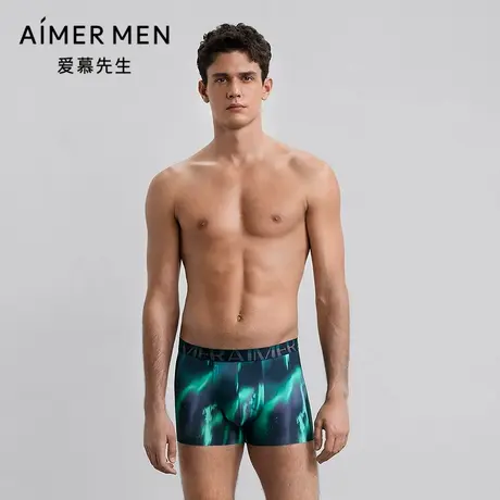 爱慕先生25秋冬纵享丝滑内裤男净痕腿围装腰平角裤NS23M681商品大图