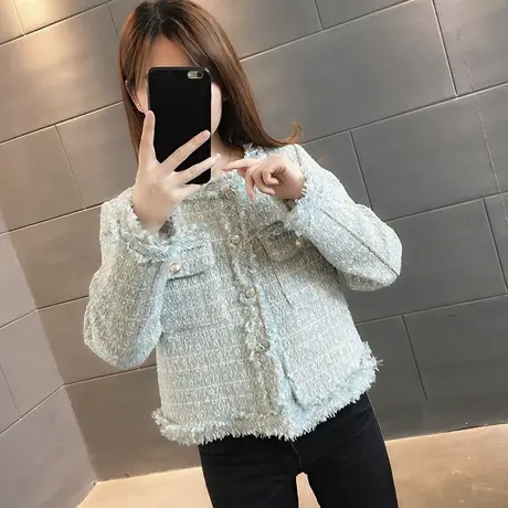 小香风外套2024年新款春秋季春款春装女士宽松短外套女装百搭爆款商品大图