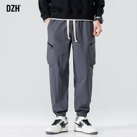 男士束脚工装裤男春秋季机能冲锋裤男款2024新款休闲运动裤伞兵裤商品大图