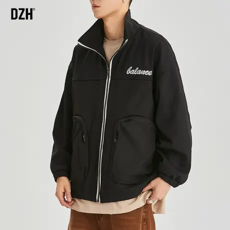 男士新款冲锋衣男休闲运动外套男款秋季新款2023年潮牌男装登山服商品大图