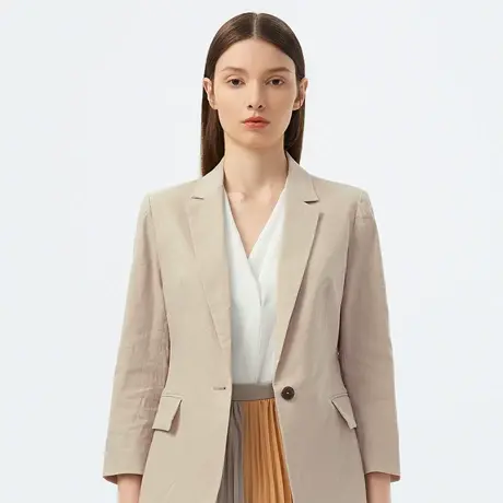 朗姿女装年夏新款八分袖奥莱商品大图
