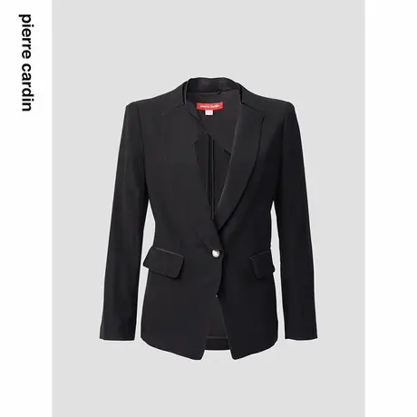 【皮尔卡丹女装】冬季简约通勤干练修身西服上衣【专柜正品】图片