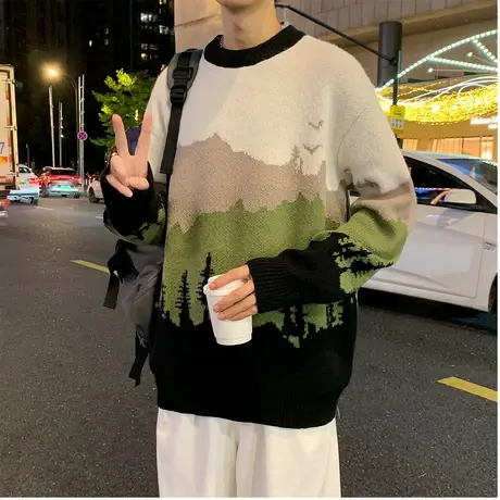 唐狮新款男毛线衫商品大图