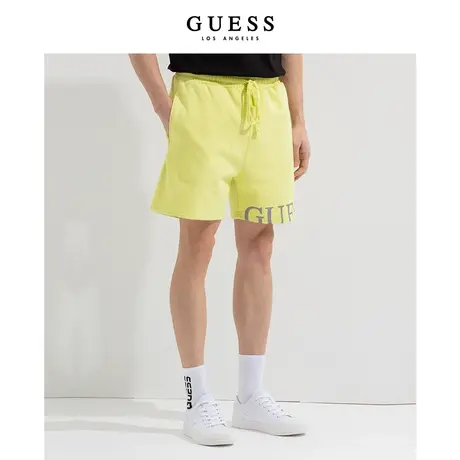 【38上新季】GUESS 男士休闲时尚渐变运动五分短裤商品大图