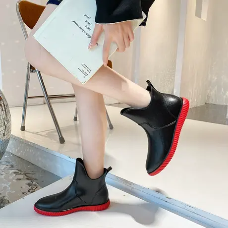 成人雨鞋女时尚款外穿雨靴胶鞋防滑中筒水鞋防水防滑2023新款塑料商品大图
