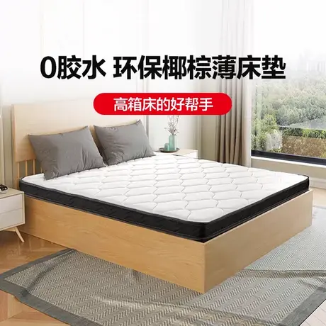 富安娜床垫椰棕偏硬护脊薄垫硬垫榻榻米乳胶棕垫租房学生宿舍床垫图片