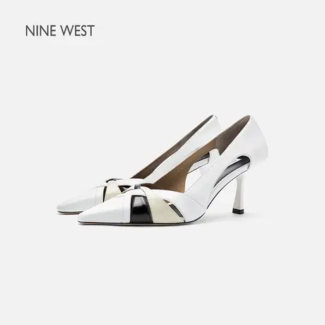 【商场同款】Nine West/玖熙高跟时装凉鞋女2025夏季新款包头凉拖图片