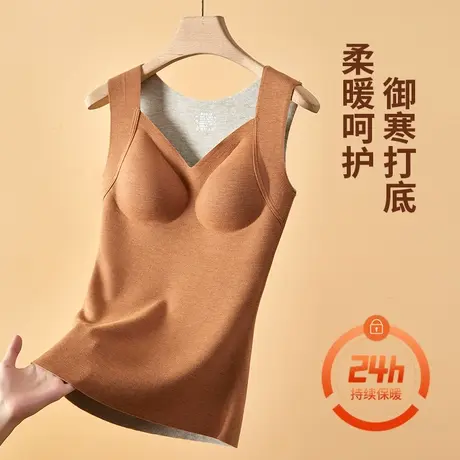 蝶安芬保暖可机洗固定杯背心内衣女文胸聚拢收副乳矫正防下垂胸罩商品大图