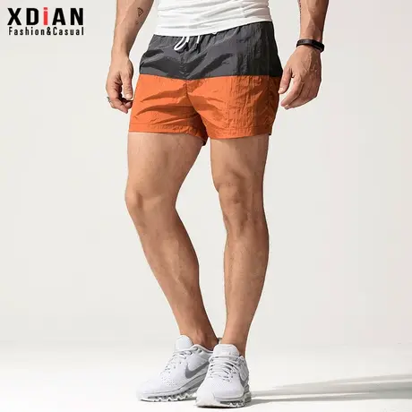 运动短裤夏季薄款男士跑步速干三分裤修身健身透气3分外穿休闲潮商品大图