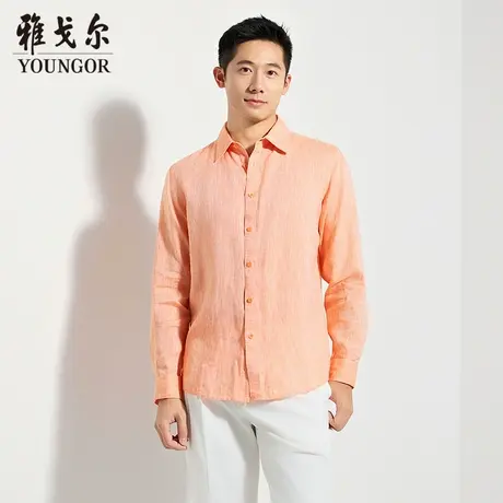 【商场同款】雅戈尔男士长袖衬衫春季新款官方商务休闲长袖衬衫男商品大图