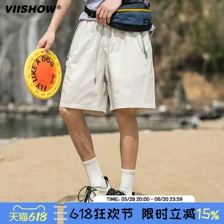 VIISHOW夏季户外速干徒步登山短裤男潮牌机能风休闲运动五分裤子商品大图