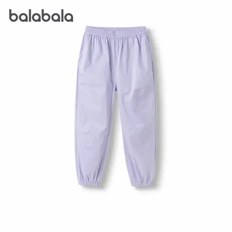 商场同款巴拉巴拉女童运动裤中大童休闲裤儿童裤子2025夏装童装潮商品大图