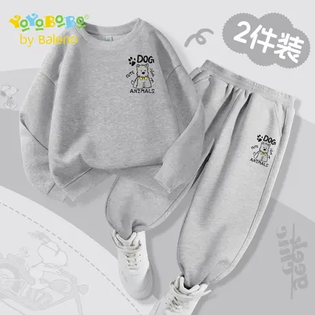 班尼路童装YBB系列男童休闲套装春秋款儿童运动秋装秋季男孩外套商品大图