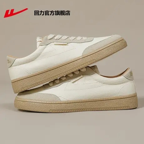 回力官方旗舰店帆布鞋女2023新款夏季圆头百搭透气休闲鞋情侣板鞋商品大图