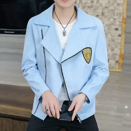 男士外套春2023新款流行百搭帅气棒球衣服韩版潮流春季工装夹克图片