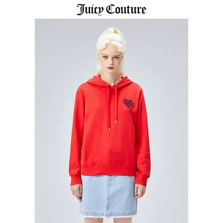 Juicy Couture橘滋卫衣女春季新款百搭美式套头上衣休闲连帽外套商品大图