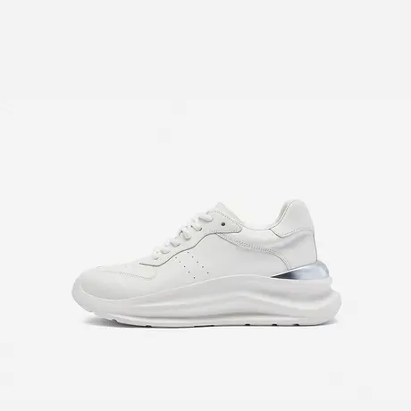 Nine West/玖熙2024年春季新款时尚休闲鞋女运动风厚底增高女鞋图片