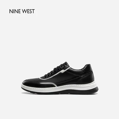 Nine West/玖熙简约百搭真皮男鞋舒适平底时尚休闲鞋男商品大图