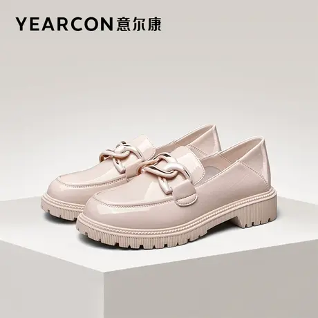 意尔康女鞋官方旗舰店乐福鞋女百搭休闲学院风jk单鞋outlets商品大图