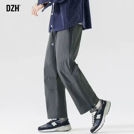 男士美式工装裤男休闲长裤2023新款男款裤子宽松直筒伞兵裤冲锋裤商品大图