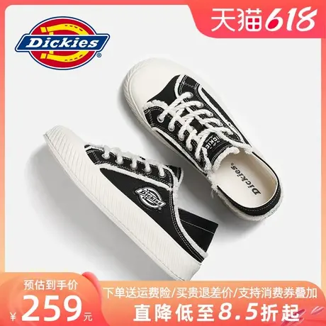 Dickies帆布鞋男款2025新款夏季春夏鞋子男鞋两穿男士休闲鞋布鞋商品大图
